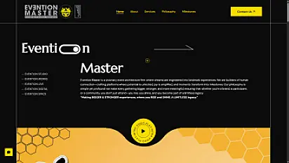 Evention Master Website 